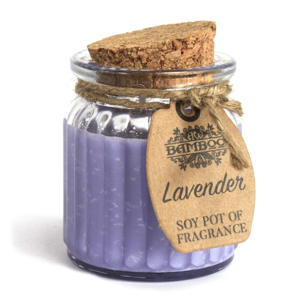 Lavendel Soja Duftpotte-Lys