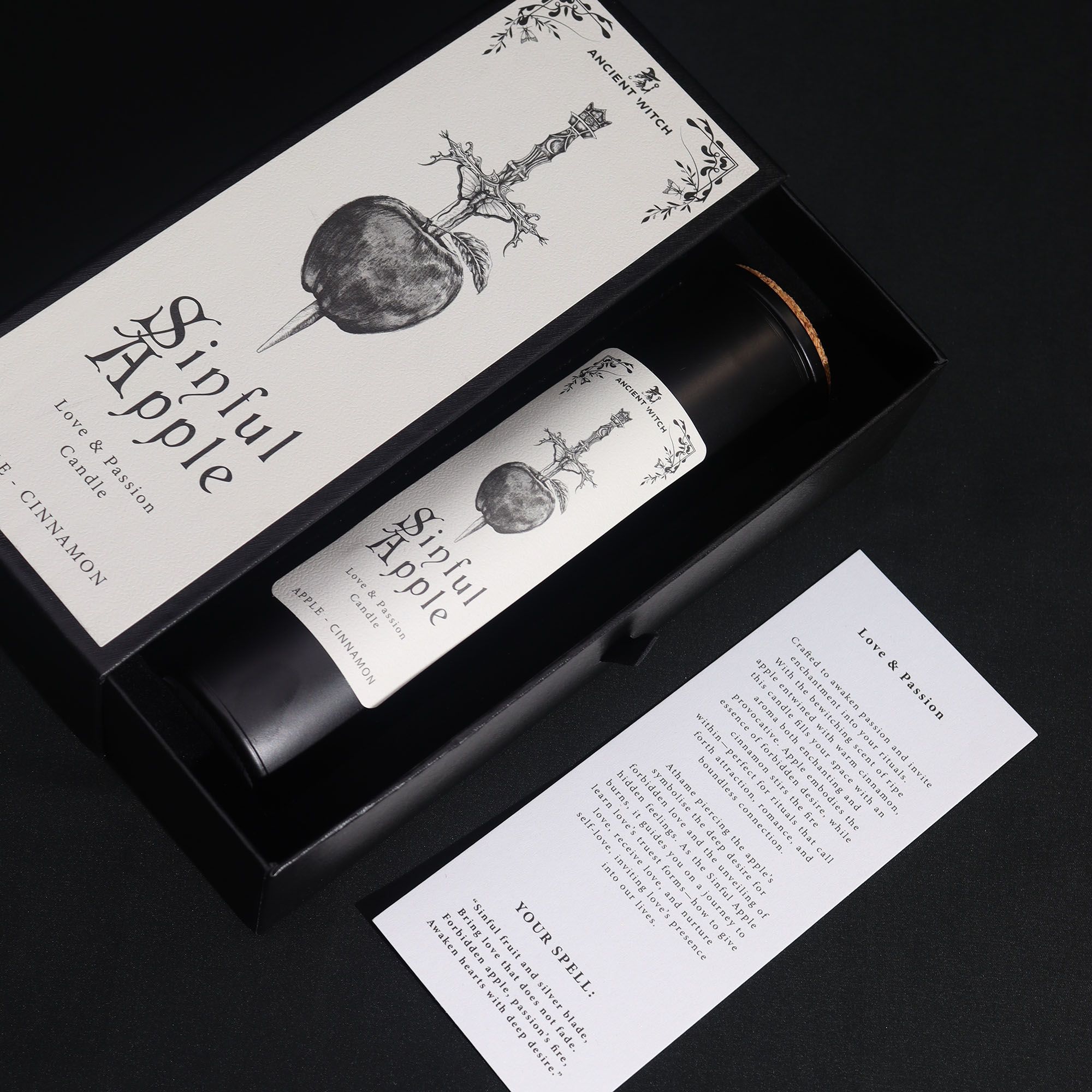 Ancient Witch Renselses-Stearinlys – Sinful Apple - Billede 6