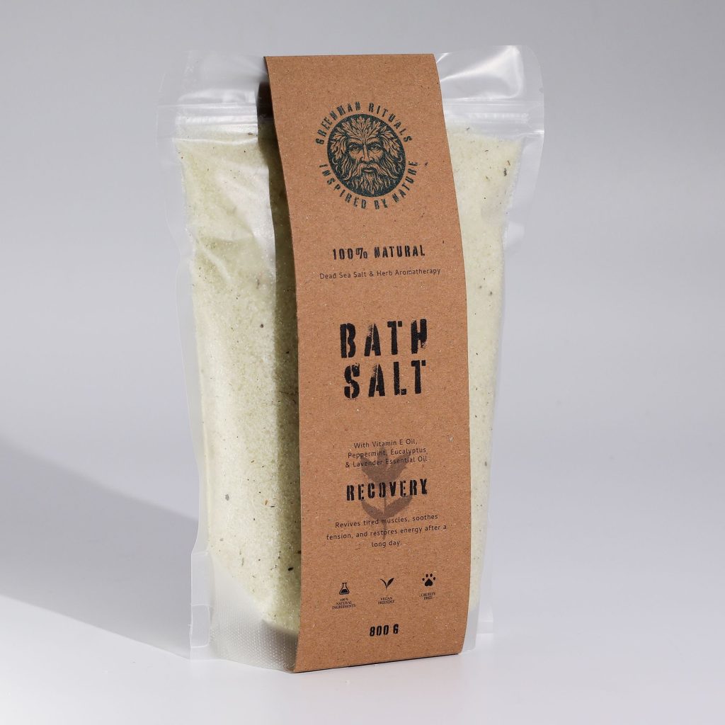 Greenman Rituals Menthol Aromaterapi Epsom Badesalt – Recovery