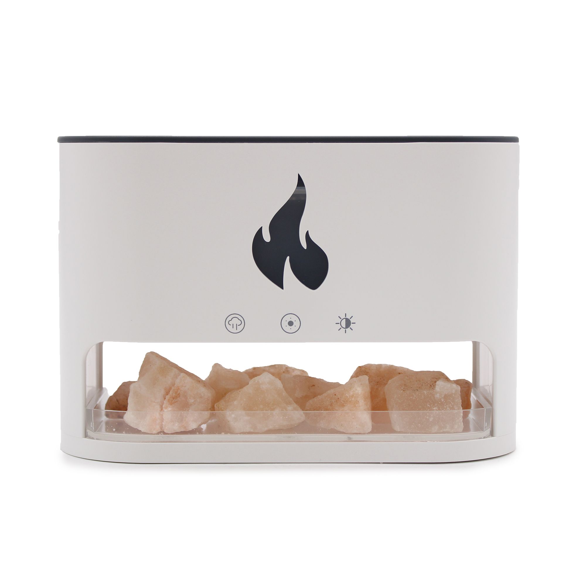 Blaze Aromadiffuser – Himalayan Salt Chamber – Usb-C – Flame Effect (Salt Included) - Billede 1