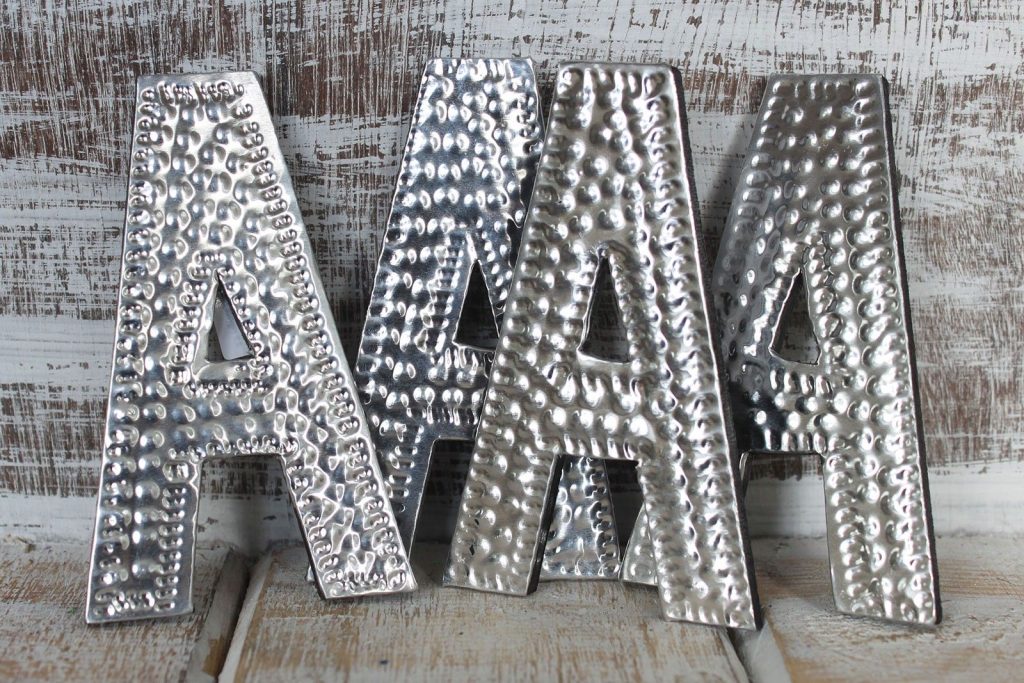 Sm Arty Aluminum Letters – A
