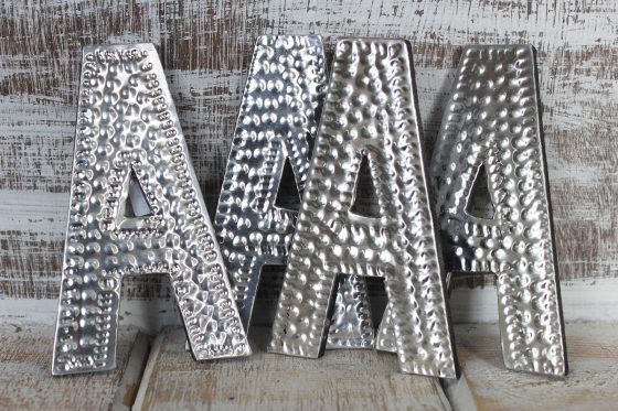 Sm Arty Aluminum Letters – A - Billede 2