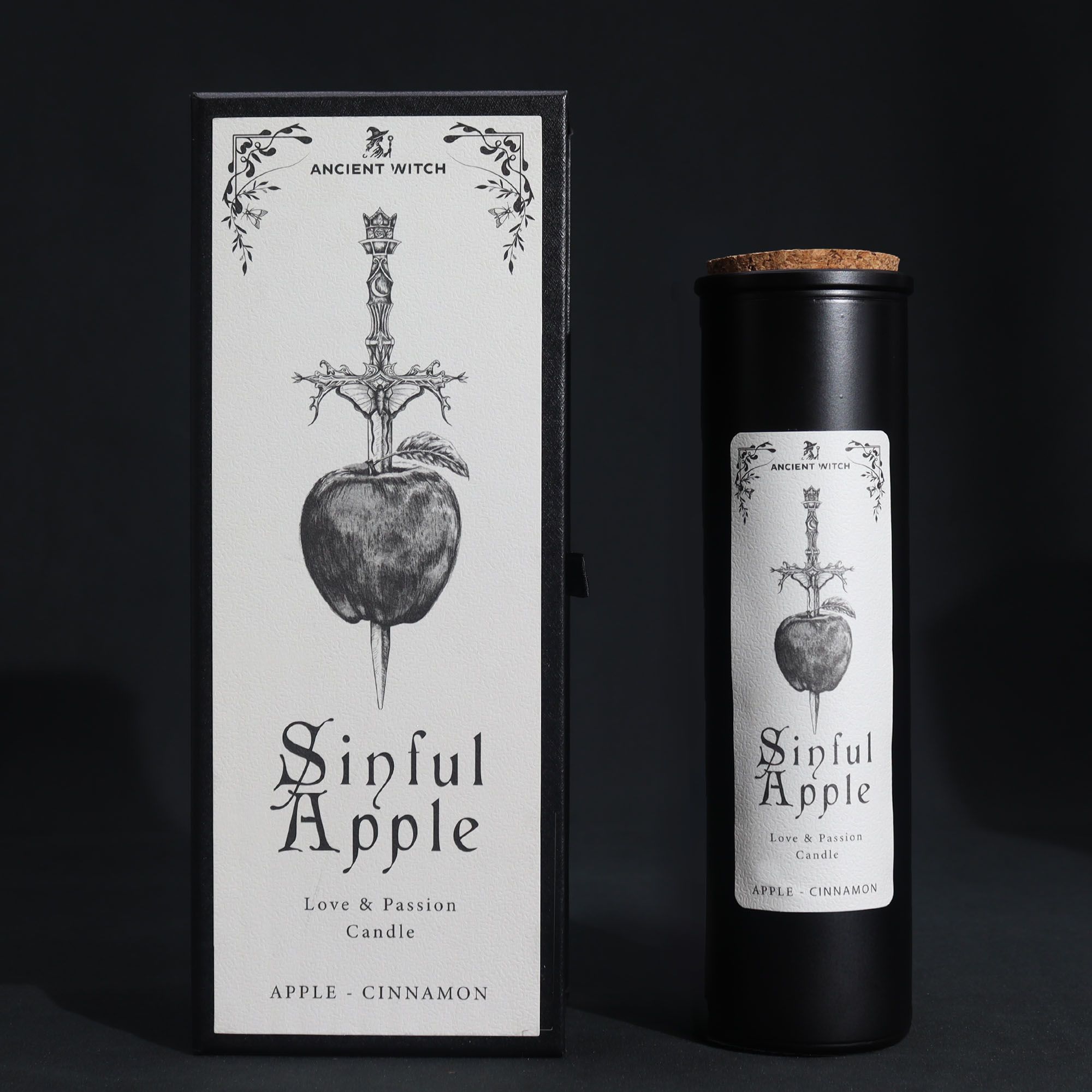 Ancient Witch Renselses-Stearinlys – Sinful Apple - Billede 1