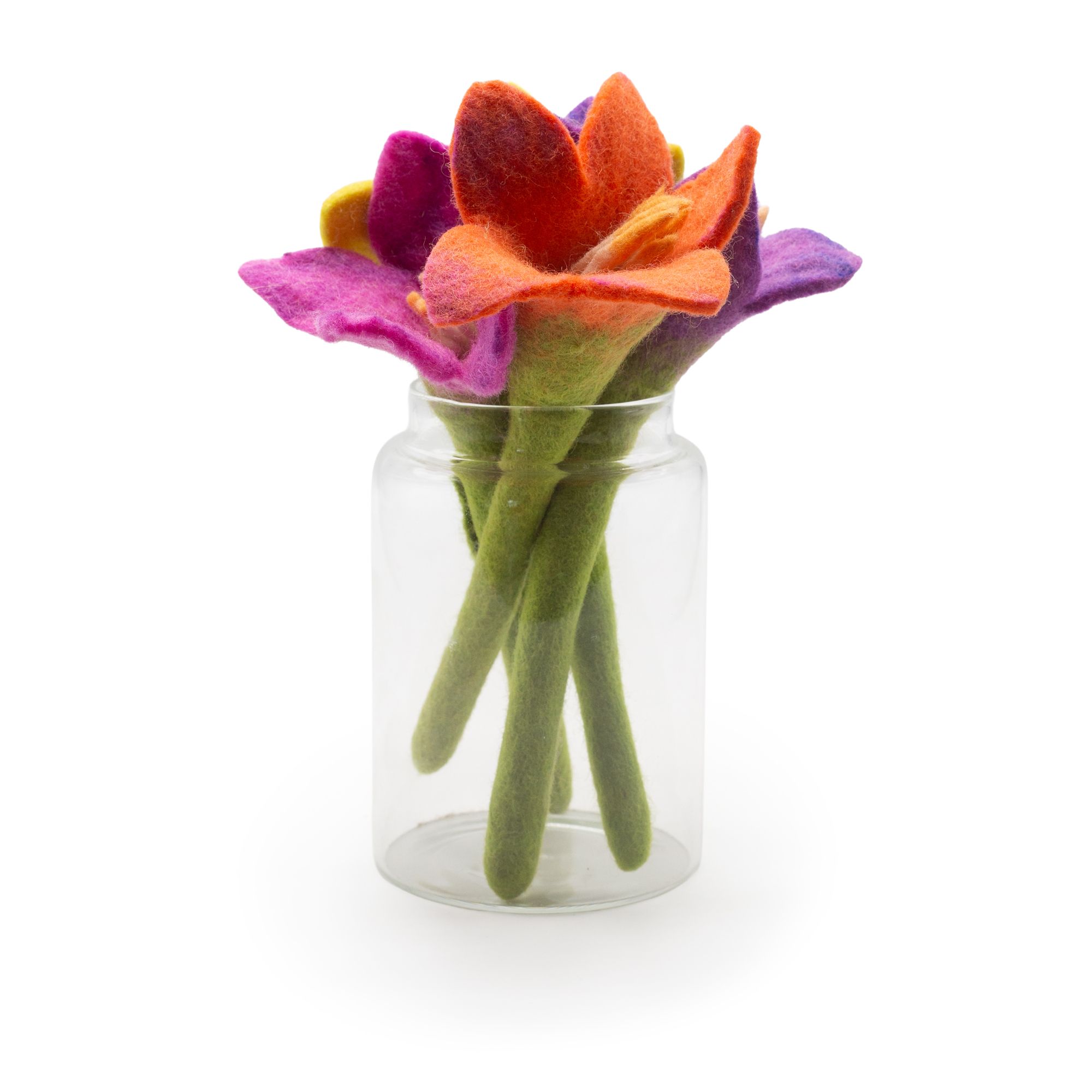 Felt Flowers – Lily (10 Assorted Colours) - Billede 3