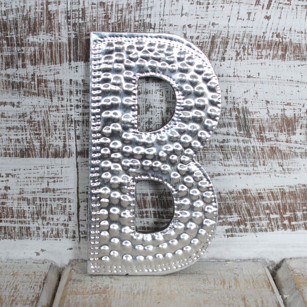 Sm Arty Aluminum Letters – B
