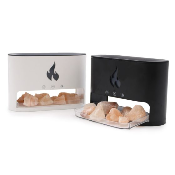 Blaze Aromadiffuser – Himalayan Salt Chamber – Usb-C – Flame Effect (Salt Included) - Billede 6