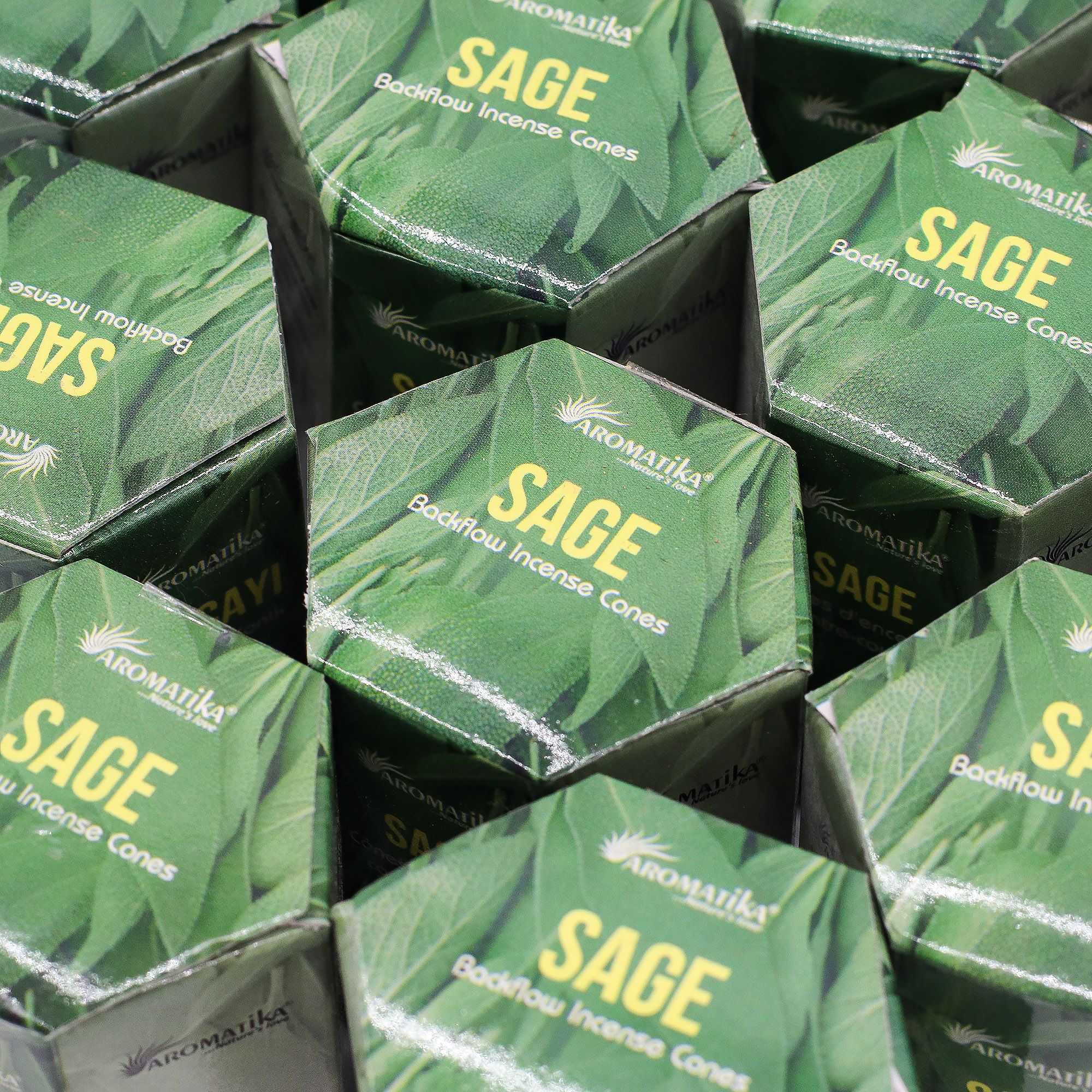 Masala Backflow Røgelse Pakke Med 10 – Sage - Billede 6