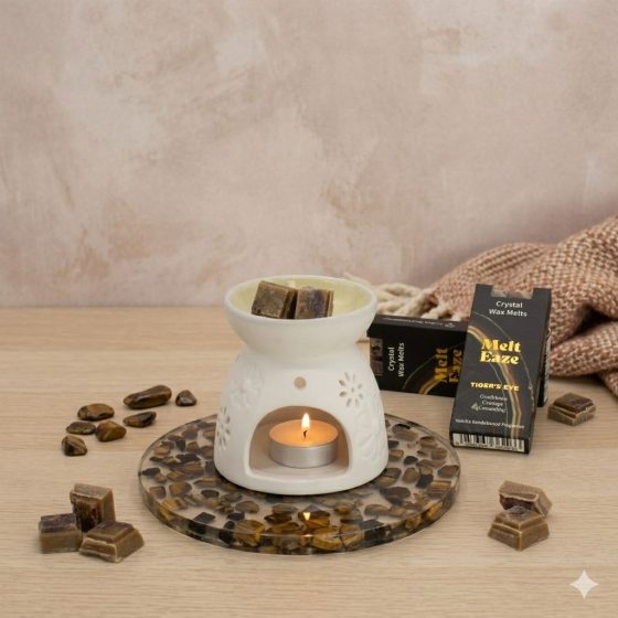 Melteaze Voksduft 50G – Tigereye Strength – Vanilla Sandalwood - Billede 7