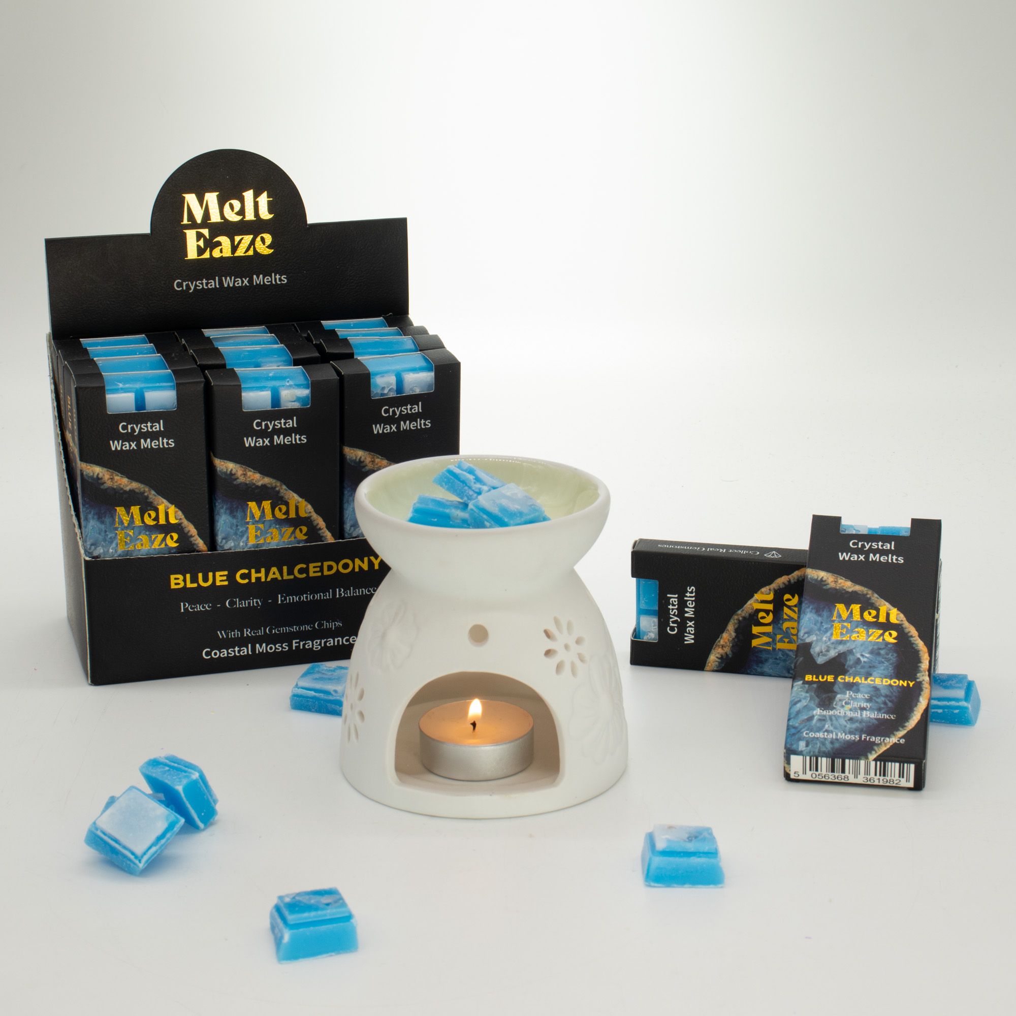 Melteaze Voksduft 50G – Aquamarine Wave – Coastal Moss - Billede 3