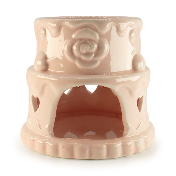 Ceramic Cake Oliebrænder – Hearts – Pink - Billede 1
