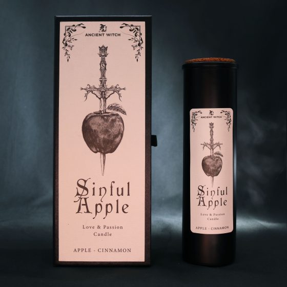 Ancient Witch Renselses-Stearinlys – Sinful Apple - Billede 3