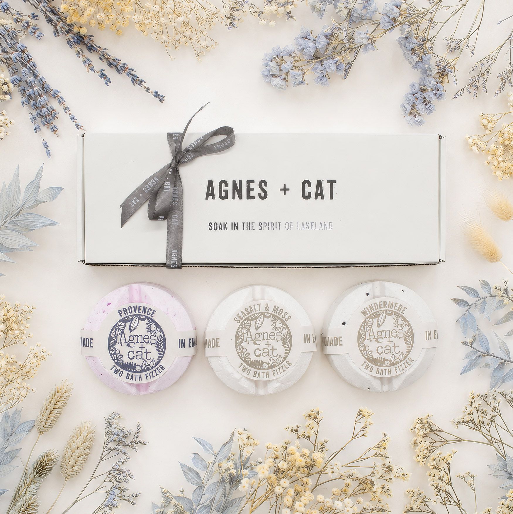 Agnes + Cat Signature Fragrance Badebombe Gavesæt - Billede 1