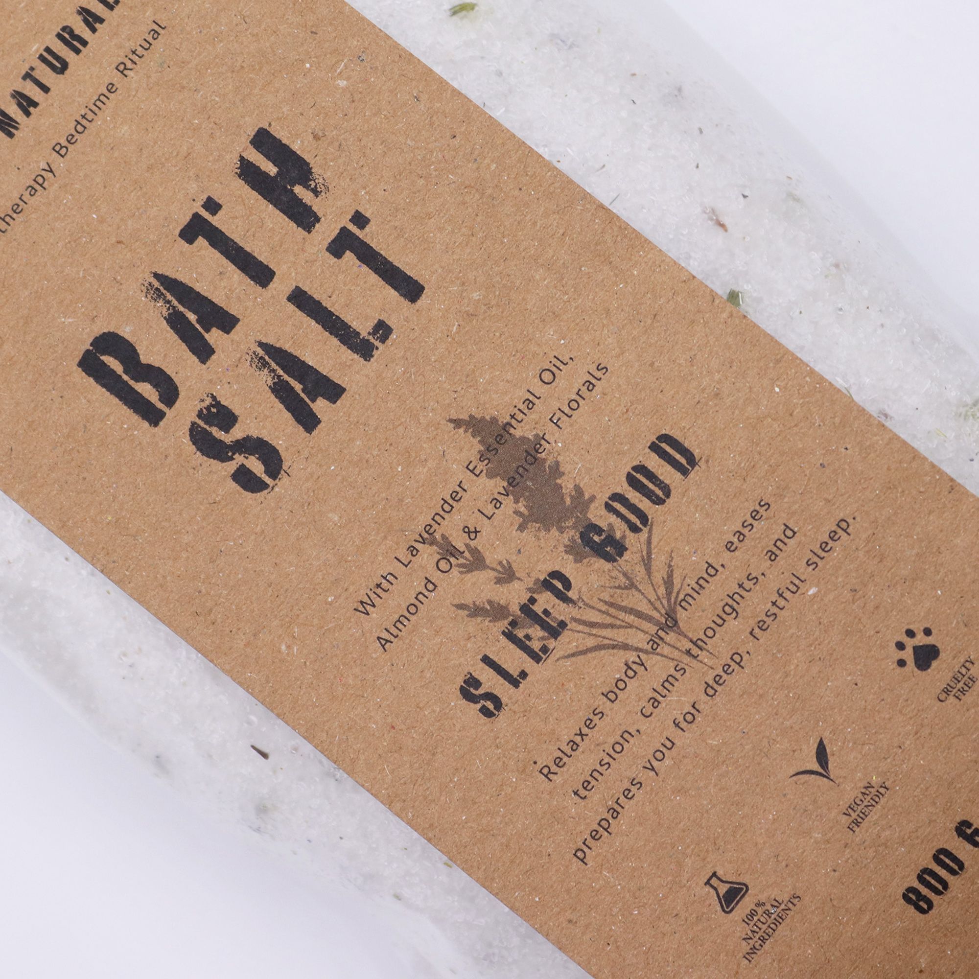 Greenman Rituals Lavender Aromaterapi Epsom Badesalt – Sleep Good - Billede 4
