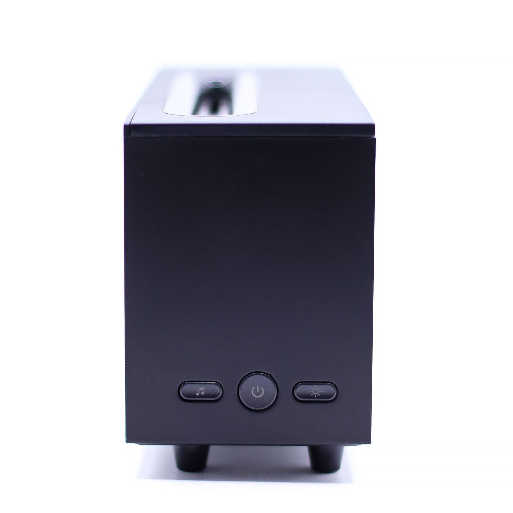Flame Effect Aromadiffuser Med Birdsound – Black Usb – Farveskift