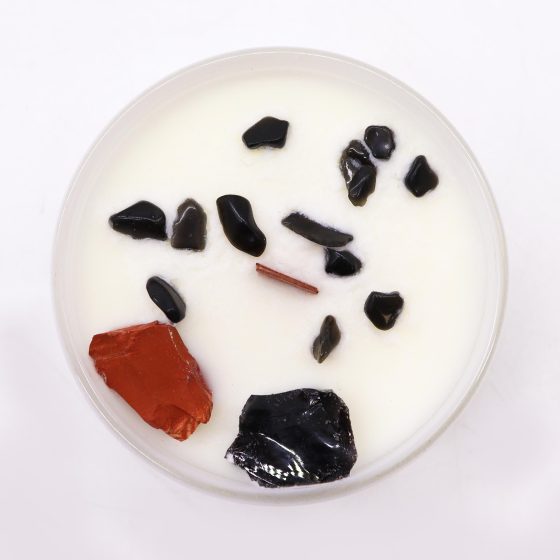 Chakra Krystal-Stearinlys – Root Chakra - Billede 5