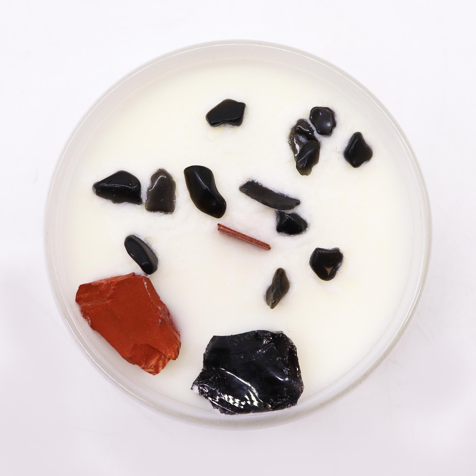 Chakra Krystal-Stearinlys – Root Chakra - Billede 5