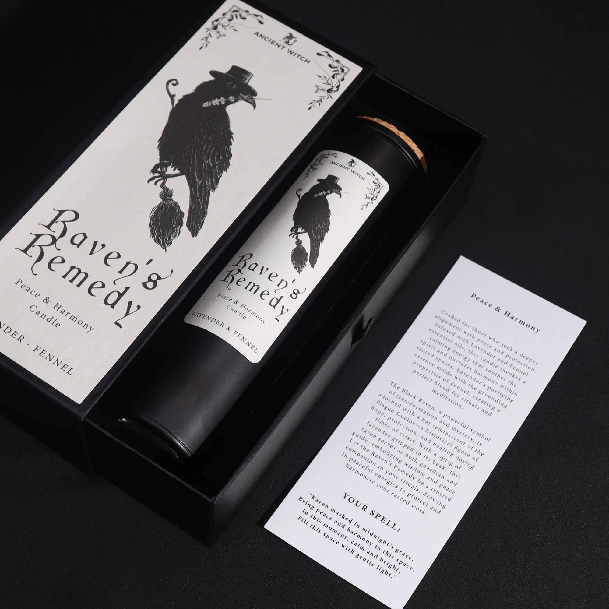 Ancient Witch Renselses-Stearinlys – Ravens' Remedy - Billede 2