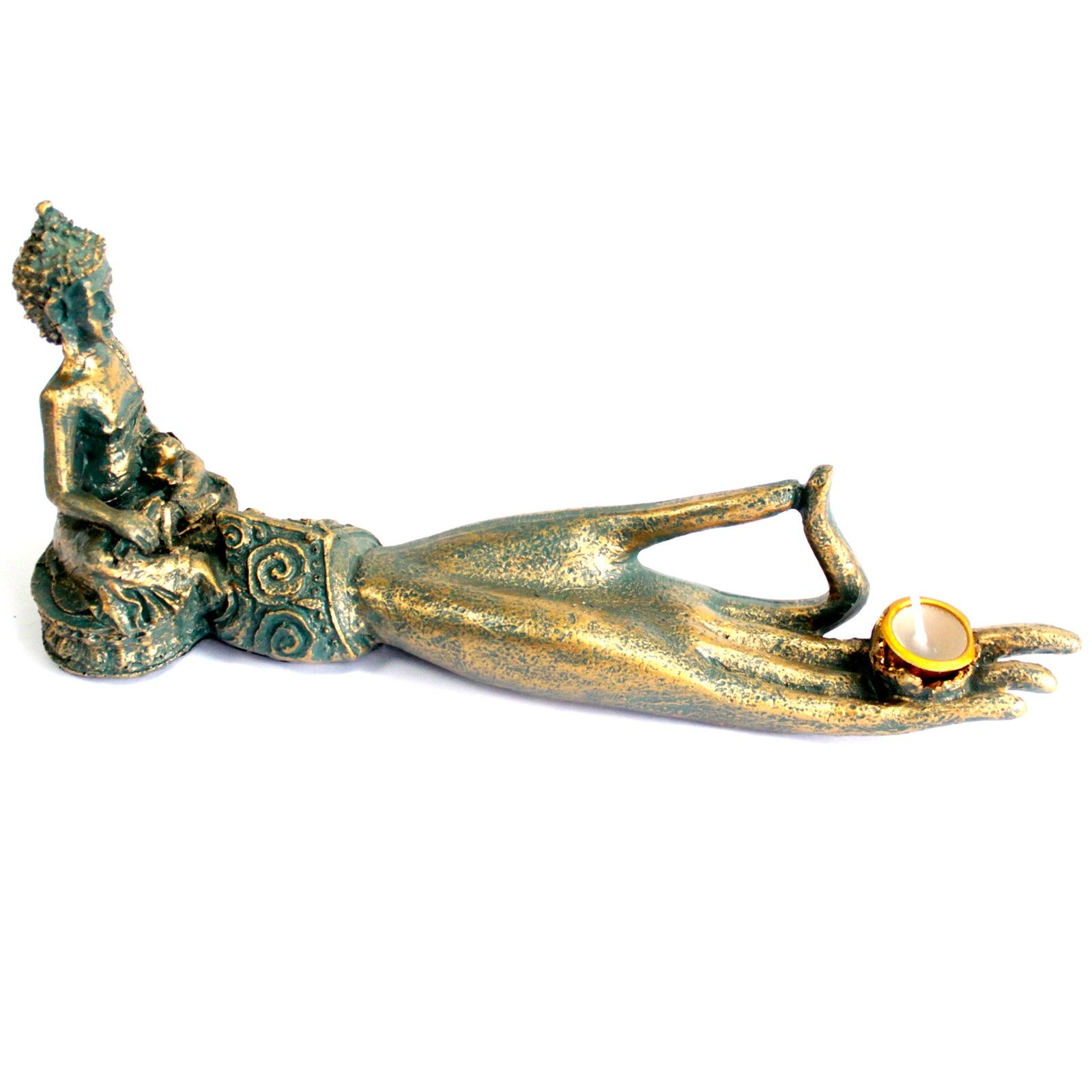 Antique Buddha – Hand Røgelse Burner - Billede 1