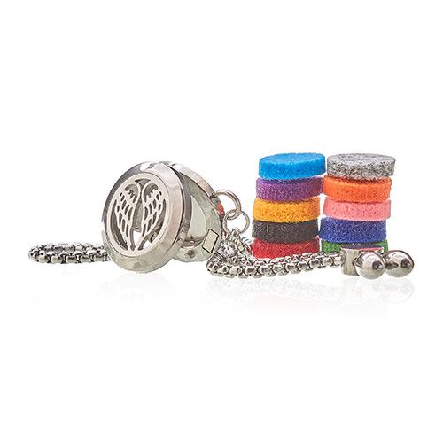 Aromaterapi Smykker Chain Armbånd – Angel Wings – 20mm - Billede 6