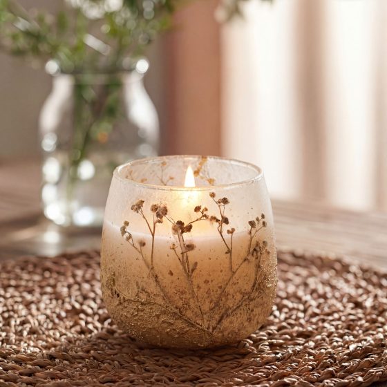 Mellem Glasburk-Stearinlys – Wildlight Woods - Billede 1