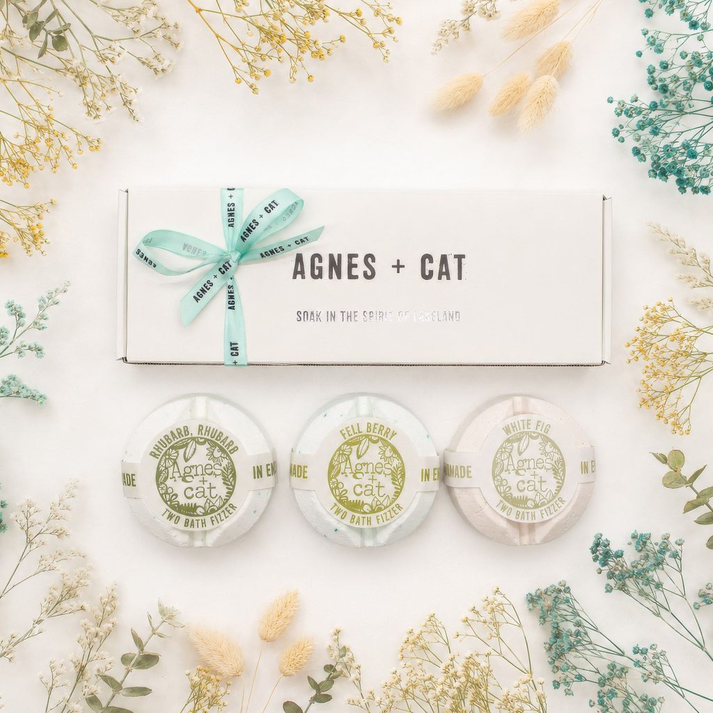 Agnes + Cat Berry & Fig Badebombe Gavesæt