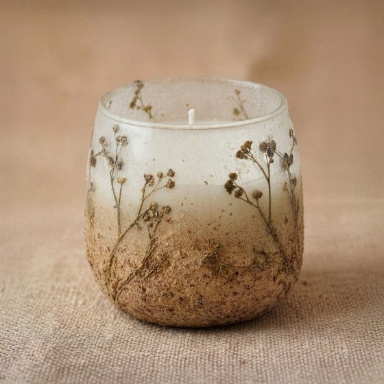Mellem Glasburk-Stearinlys – Wildlight Woods - Billede 2