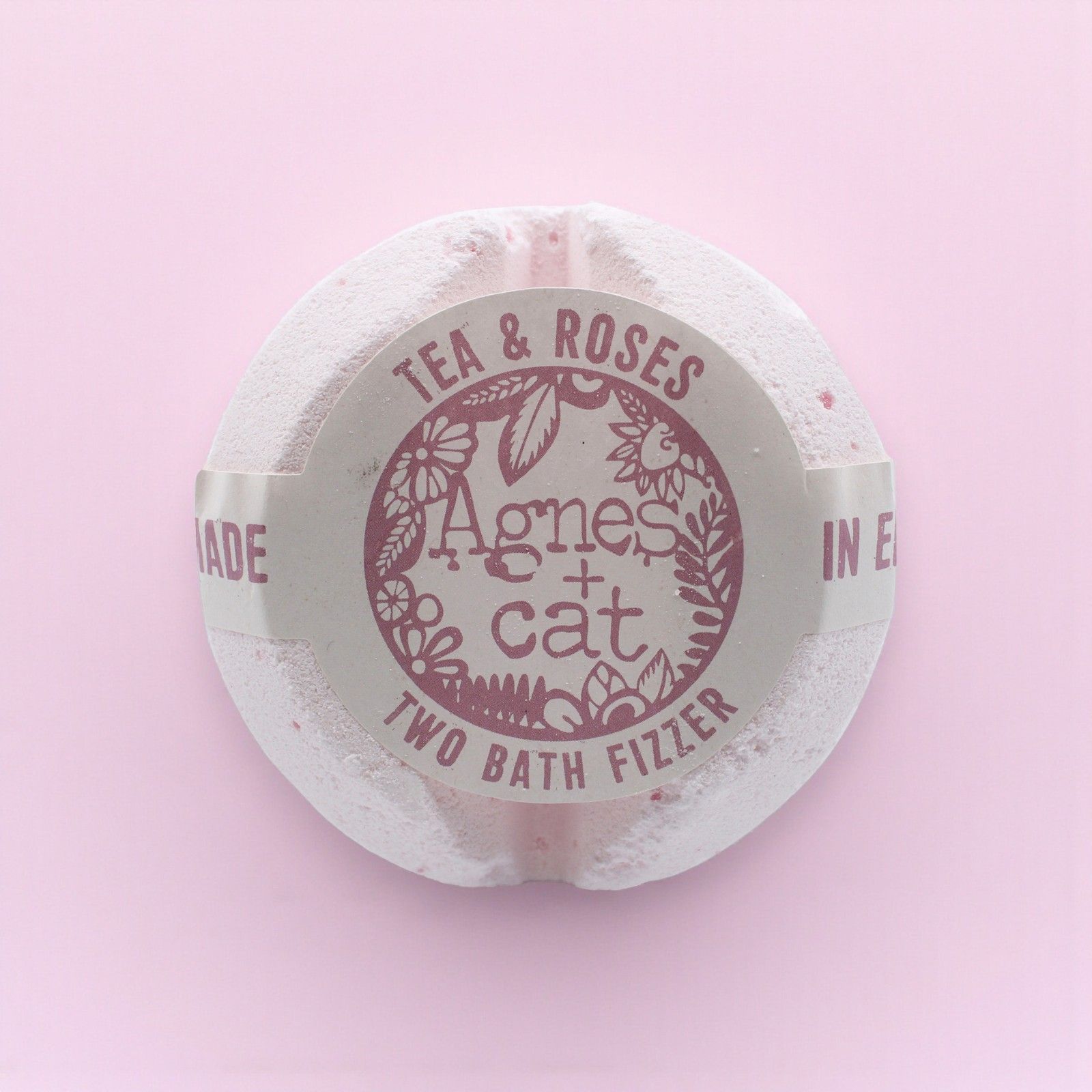 Agnes + Cat Badebombe – Tea Og Roses - Billede 1