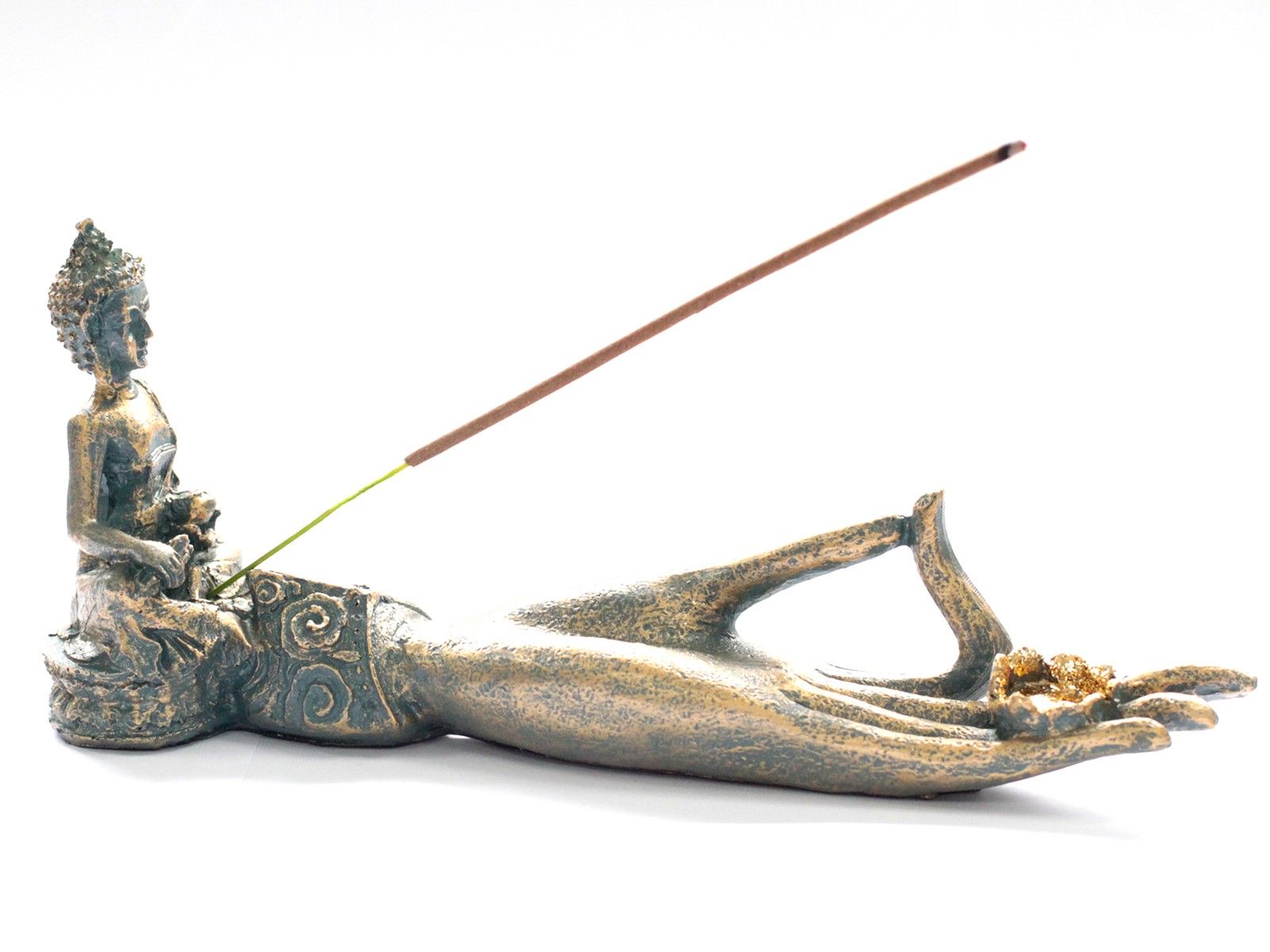 Antique Buddha – Hand Røgelse Burner - Billede 4