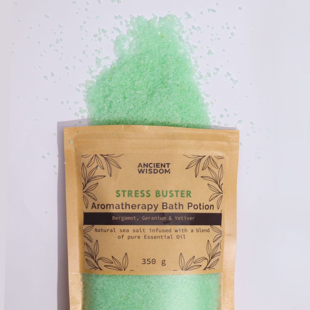 Aromaterapi Badeeliksir I Kraftpose 350G – Stress Buster