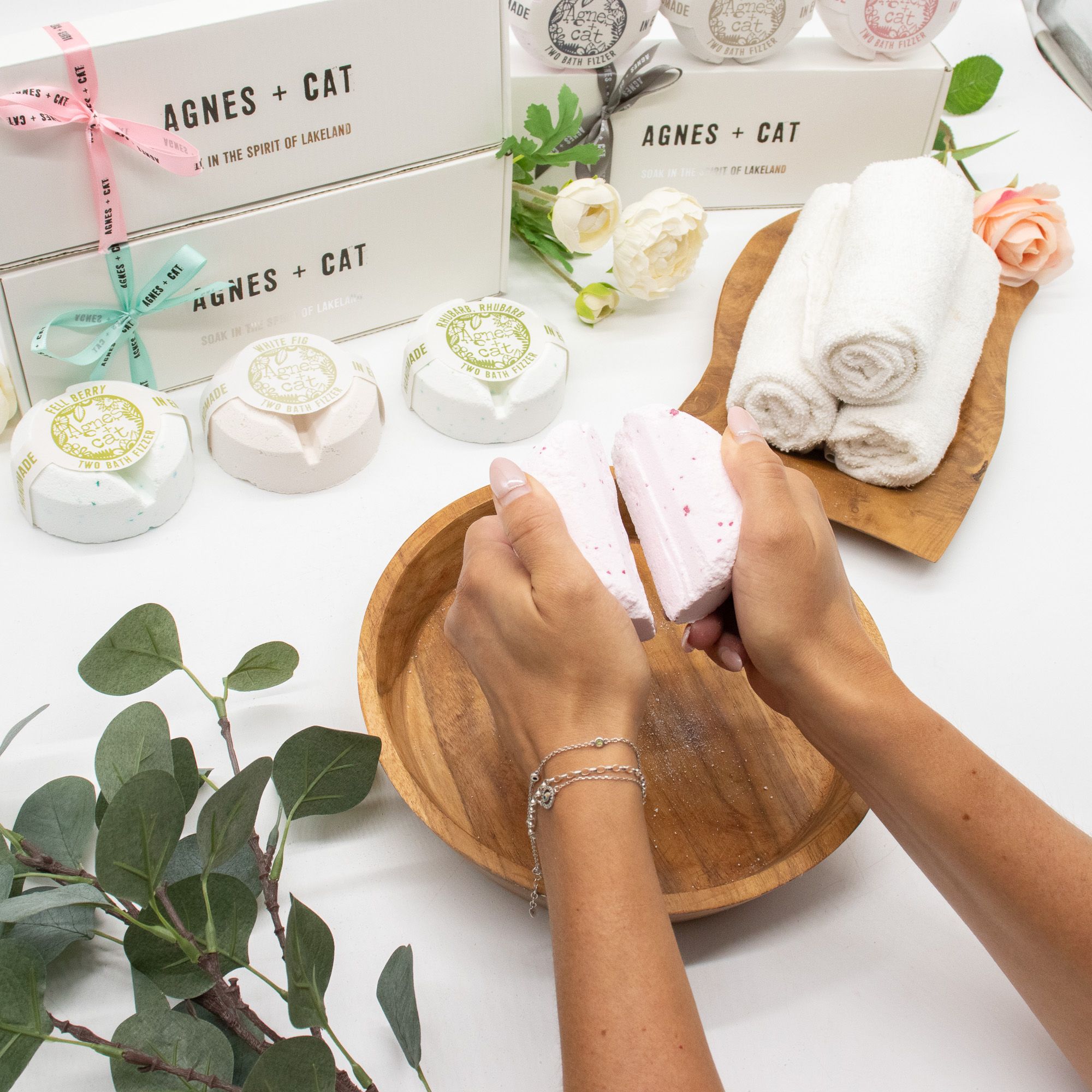 Agnes + Cat Signature Fragrance Badebombe Gavesæt - Billede 7