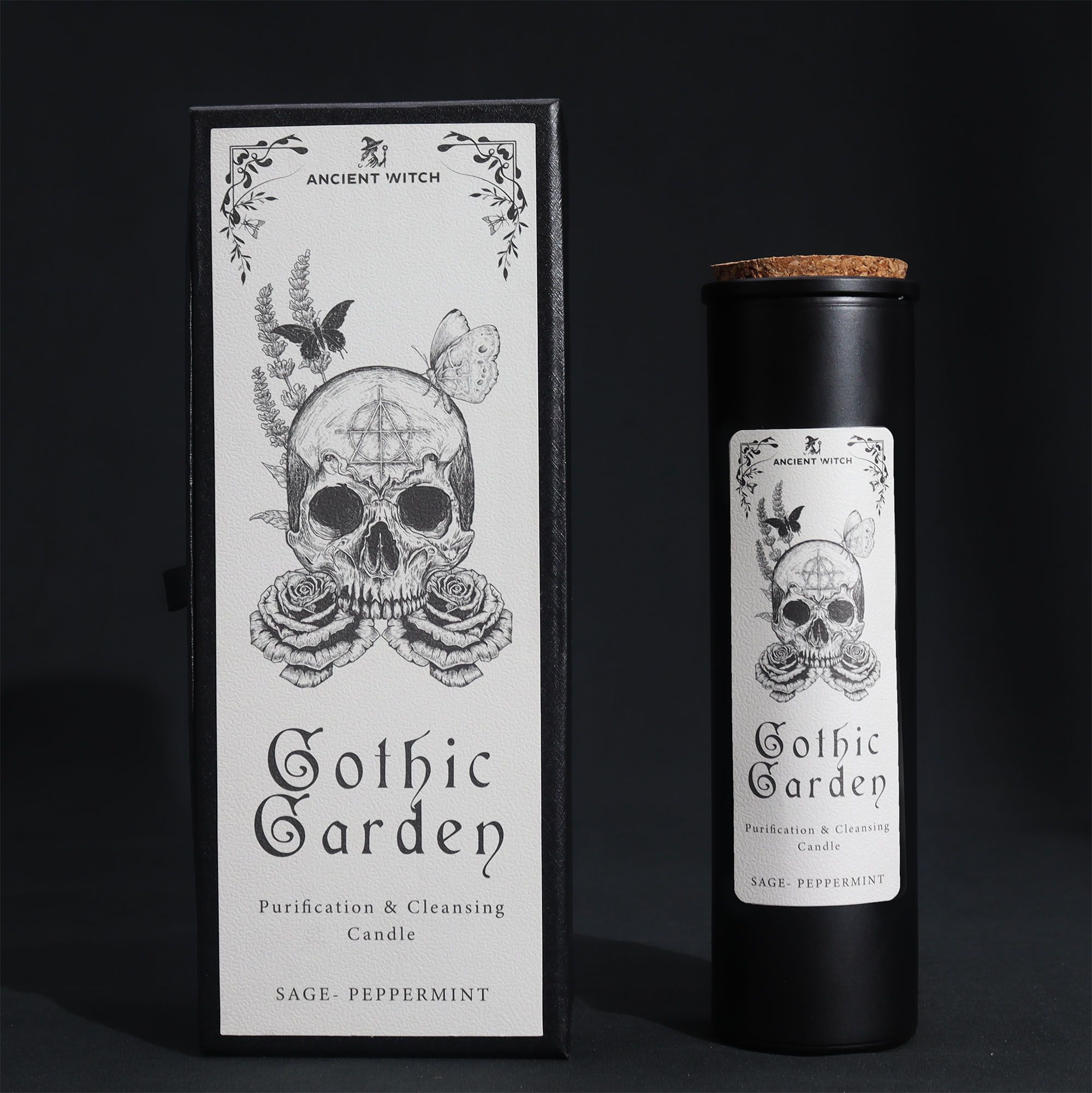 Ancient Witch Renselses-Stearinlys – Gothic Garden - Billede 4