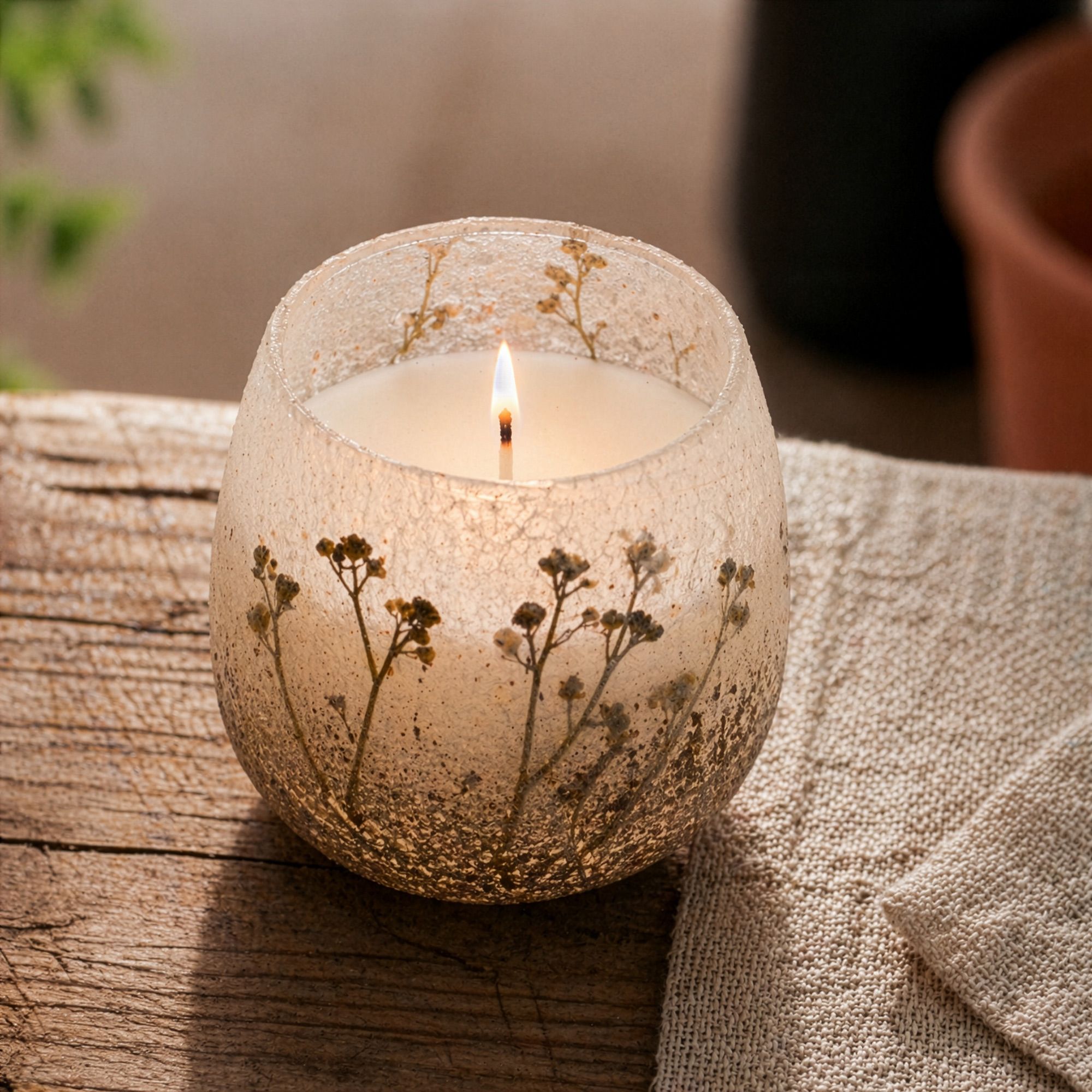 Mellem Glasburk-Stearinlys – Wildlight Woods - Billede 5