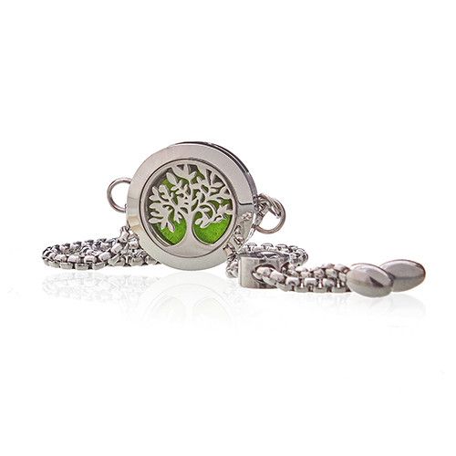 Aromaterapi Smykker Chain Armbånd – Tree of Life – 20mm
