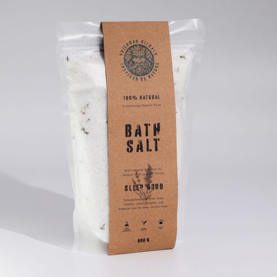 Greenman Rituals Lavender Aromaterapi Epsom Badesalt – Sleep Good - Billede 1