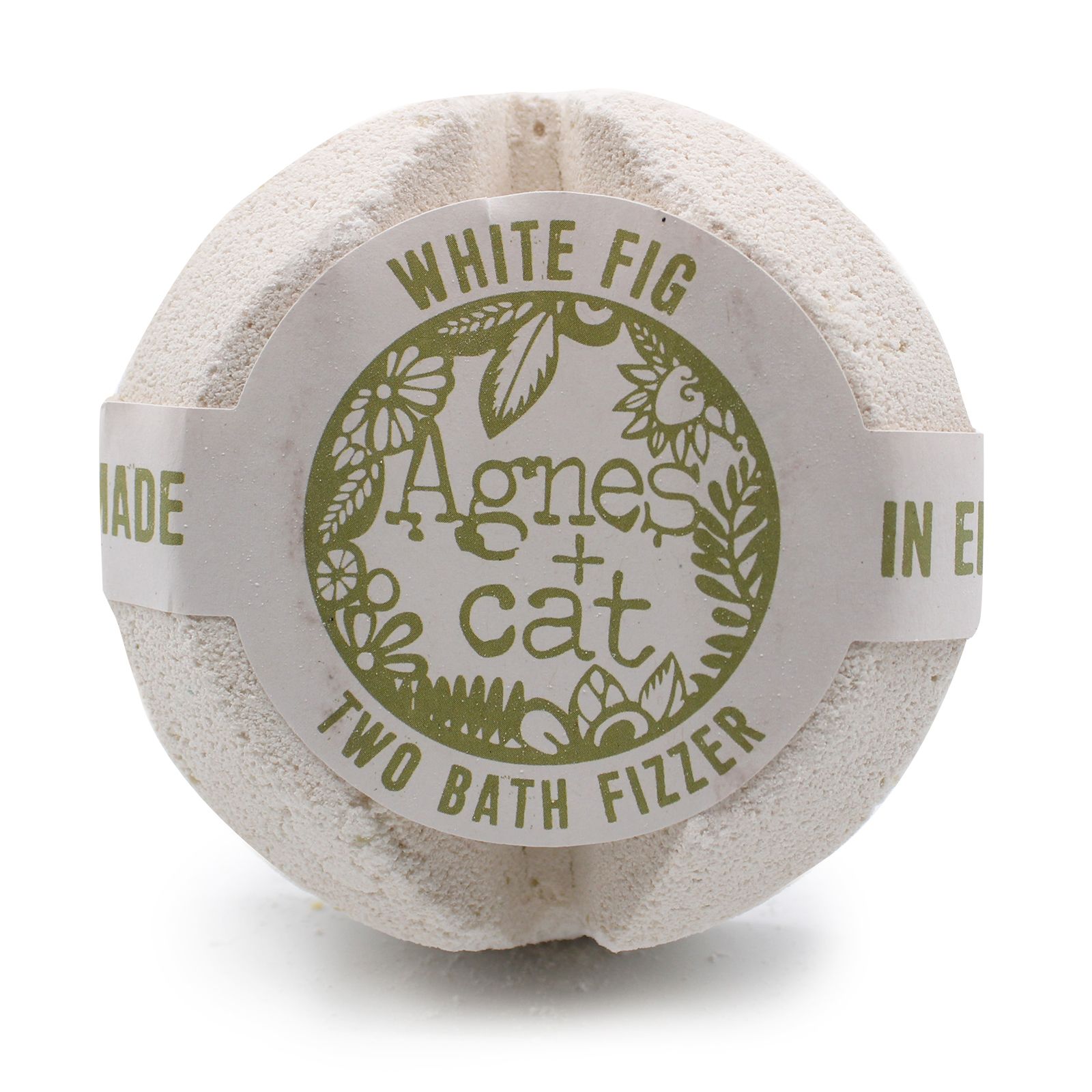 Agnes + Cat Badebombe – White Fig