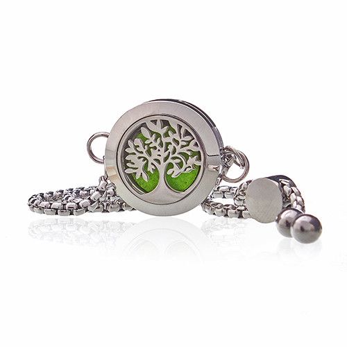 Aromaterapi Smykker Chain Armbånd – Tree of Life – 20mm - Billede 4