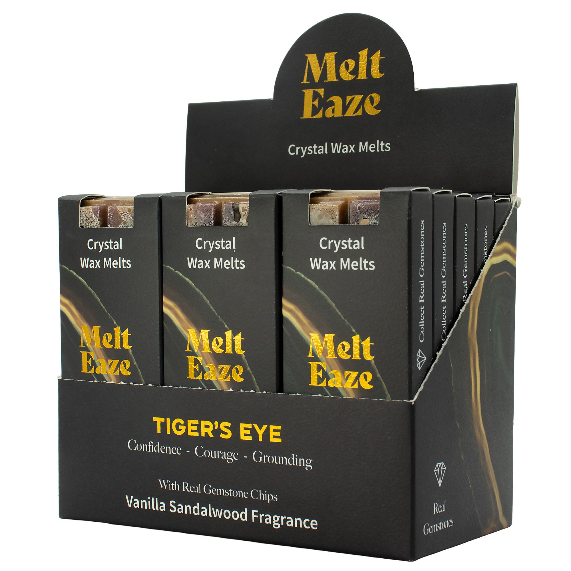 Melteaze Voksduft 50G – Tigereye Strength – Vanilla Sandalwood - Billede 6