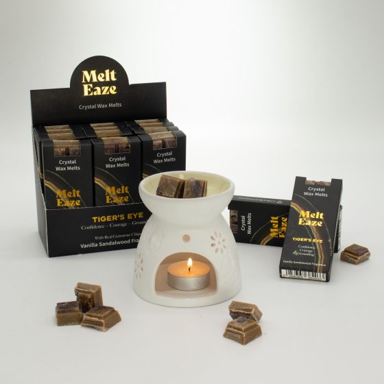 Melteaze Voksduft 50G – Tigereye Strength – Vanilla Sandalwood - Billede 1