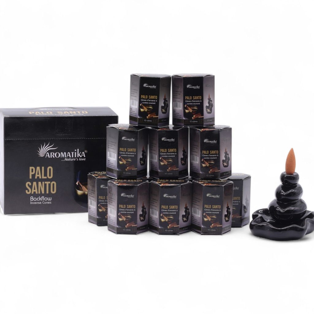 Masala Backflow Røgelse Pakke Med 10 – Palo Santo