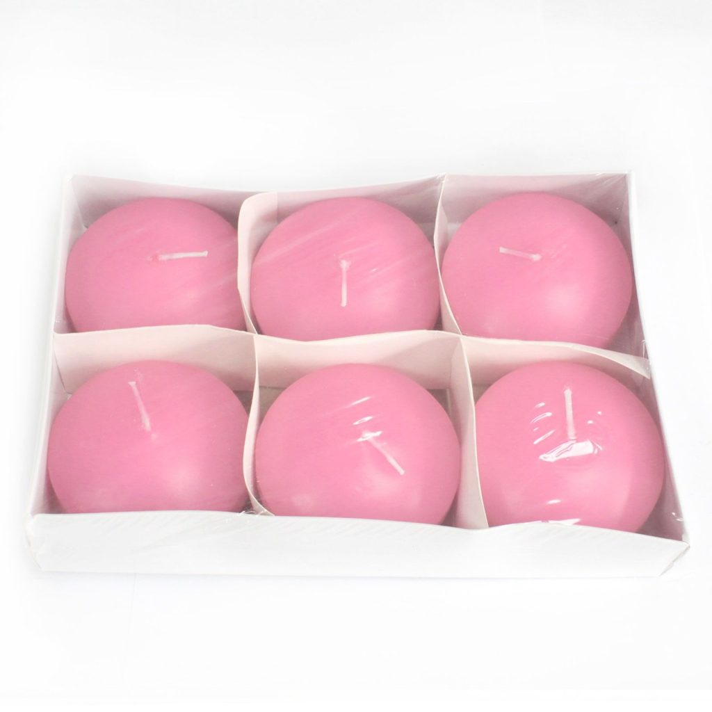 Stor Flydende Stearinlys – Pink