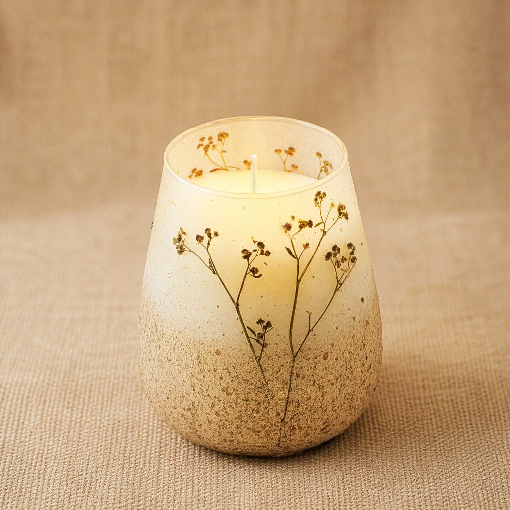 Høje Glasburk-Stearinlys – Wildlight Woods