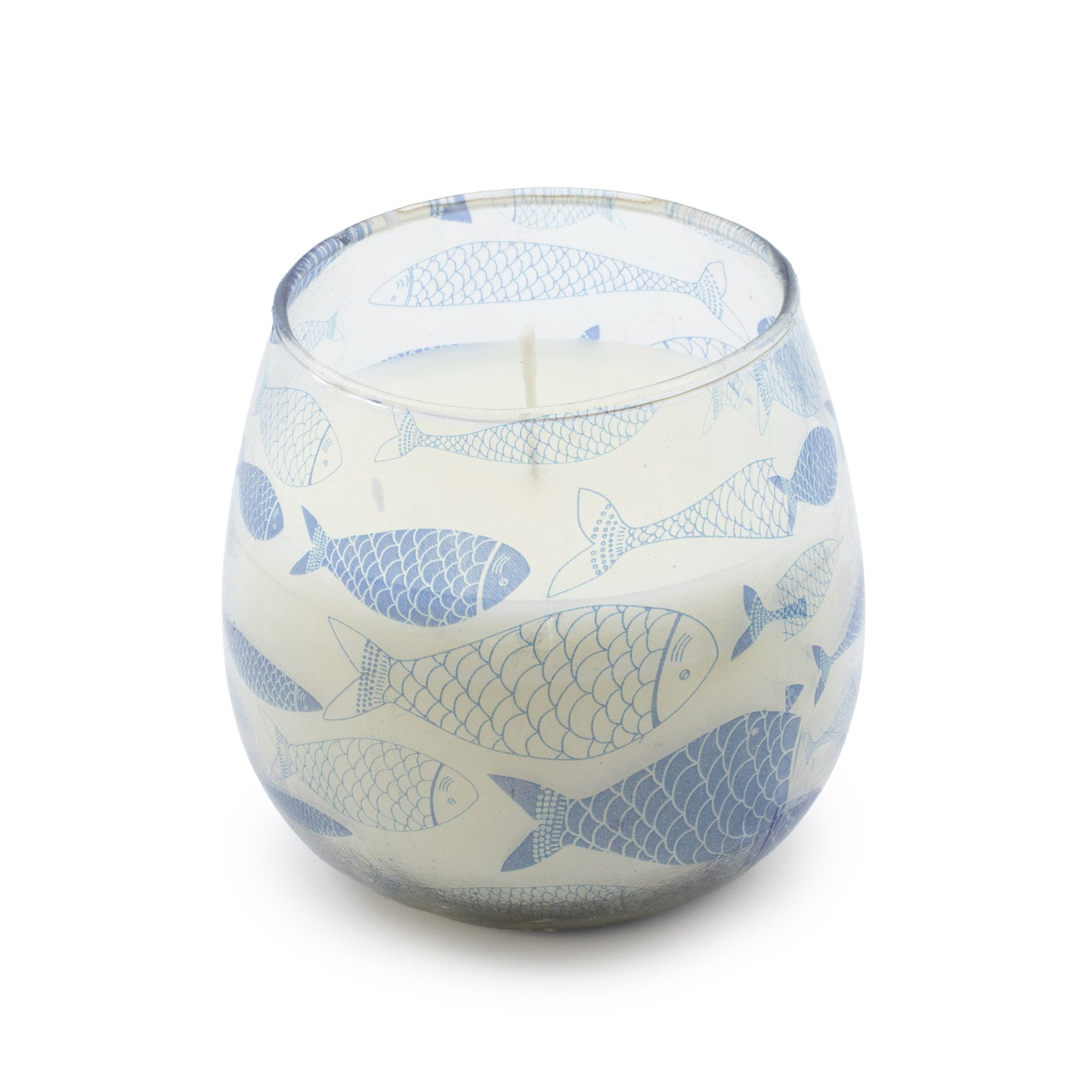 Lille Glasburk-Stearinlys – Seabreeze - Billede 3