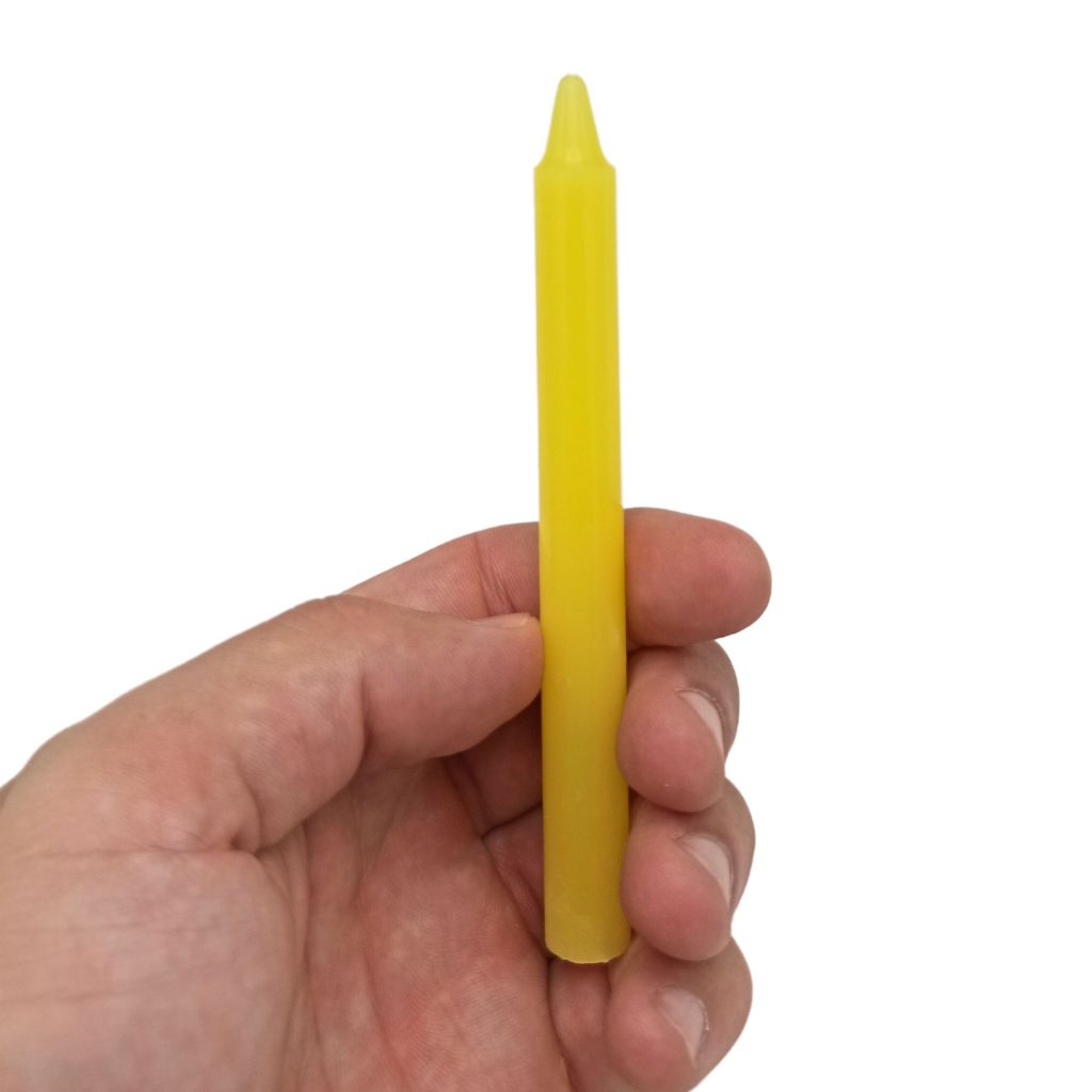 Manifest Magic Stearinlys (Pakke Med 12) – Yellow – Solar Plexus Chakra