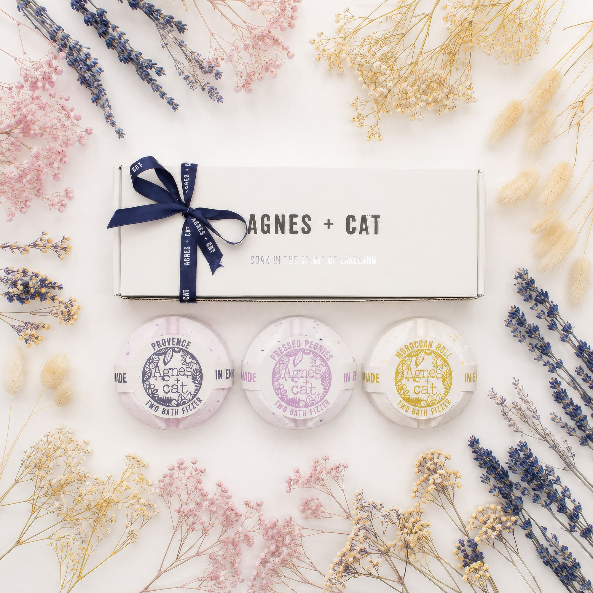 Agnes + Cat Secret Garden Badebombe Gavesæt - Billede 1