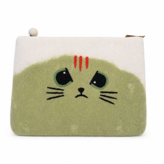 Felt Laptop Pouch (Up To 14") – Grumpy Cat - Billede 3