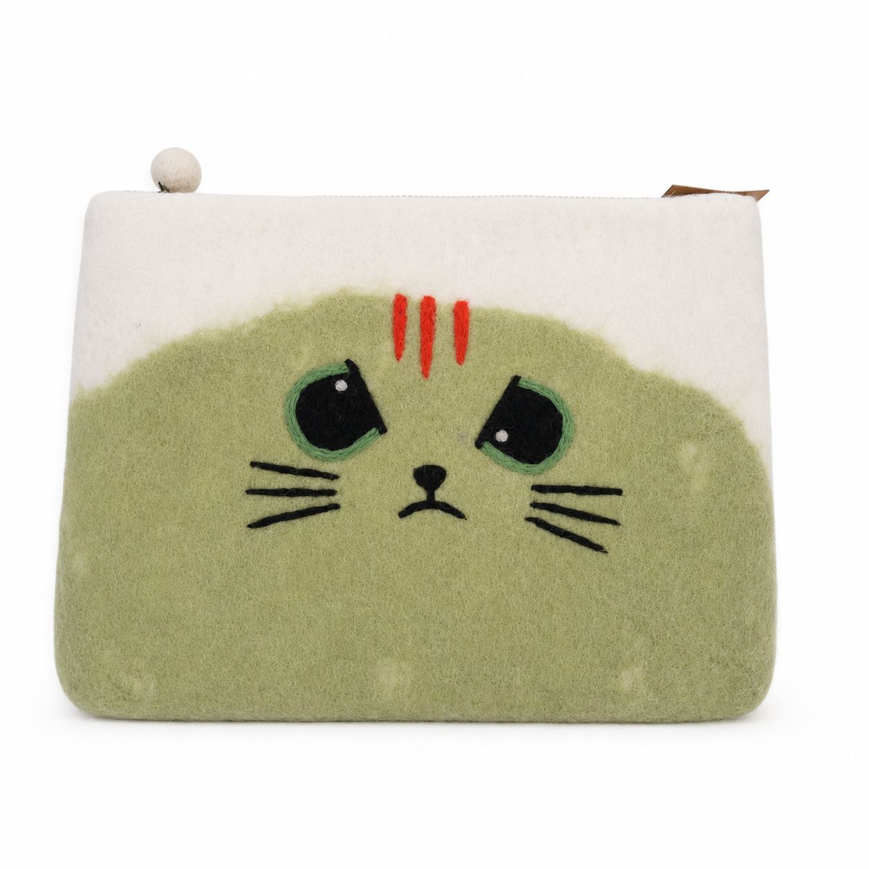 Felt Laptop Pouch (Up To 14") – Grumpy Cat - Billede 3