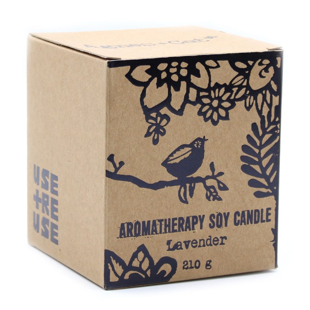 Agnes + Cat Urtehave-Stearinlys – Lavender