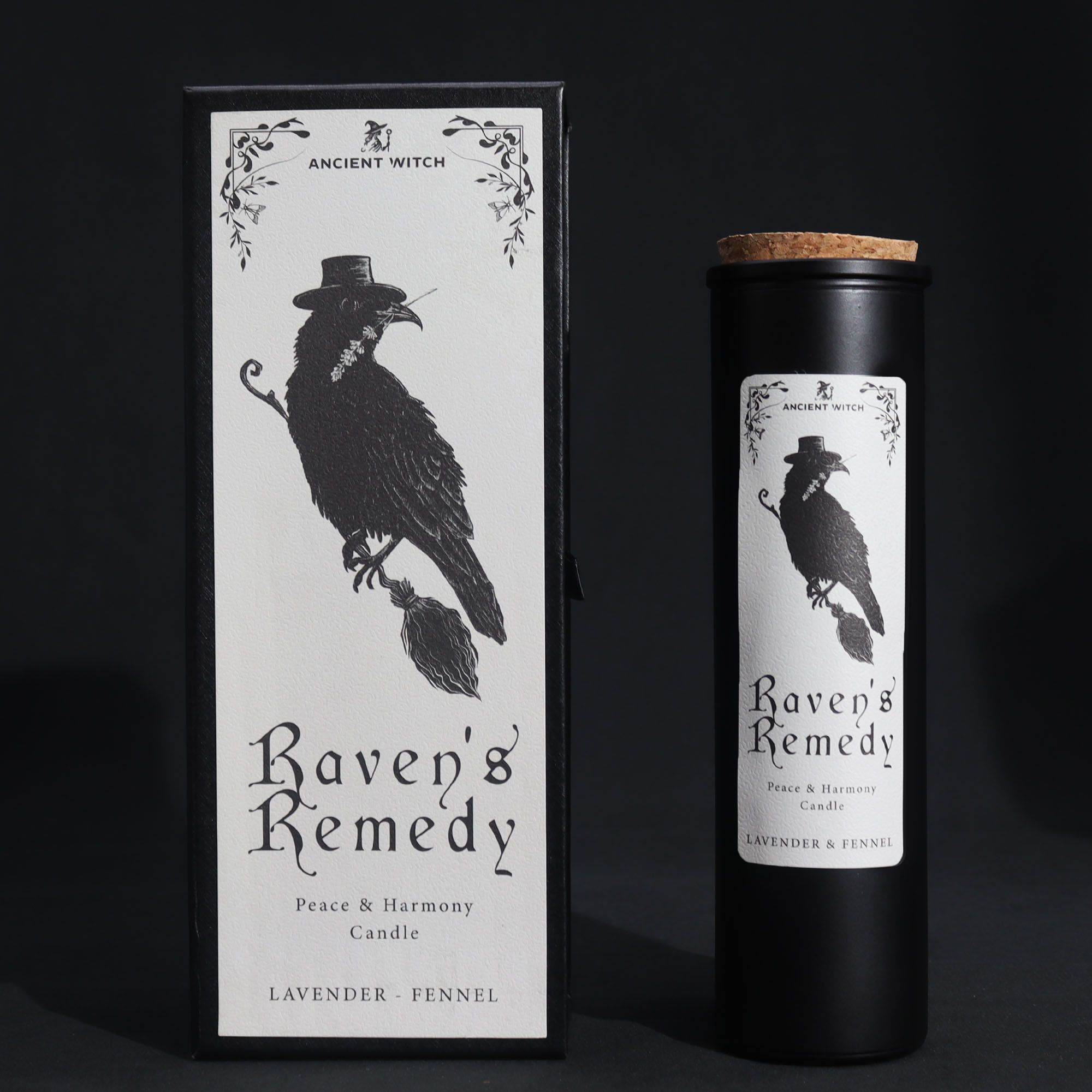 Ancient Witch Renselses-Stearinlys – Ravens' Remedy - Billede 1