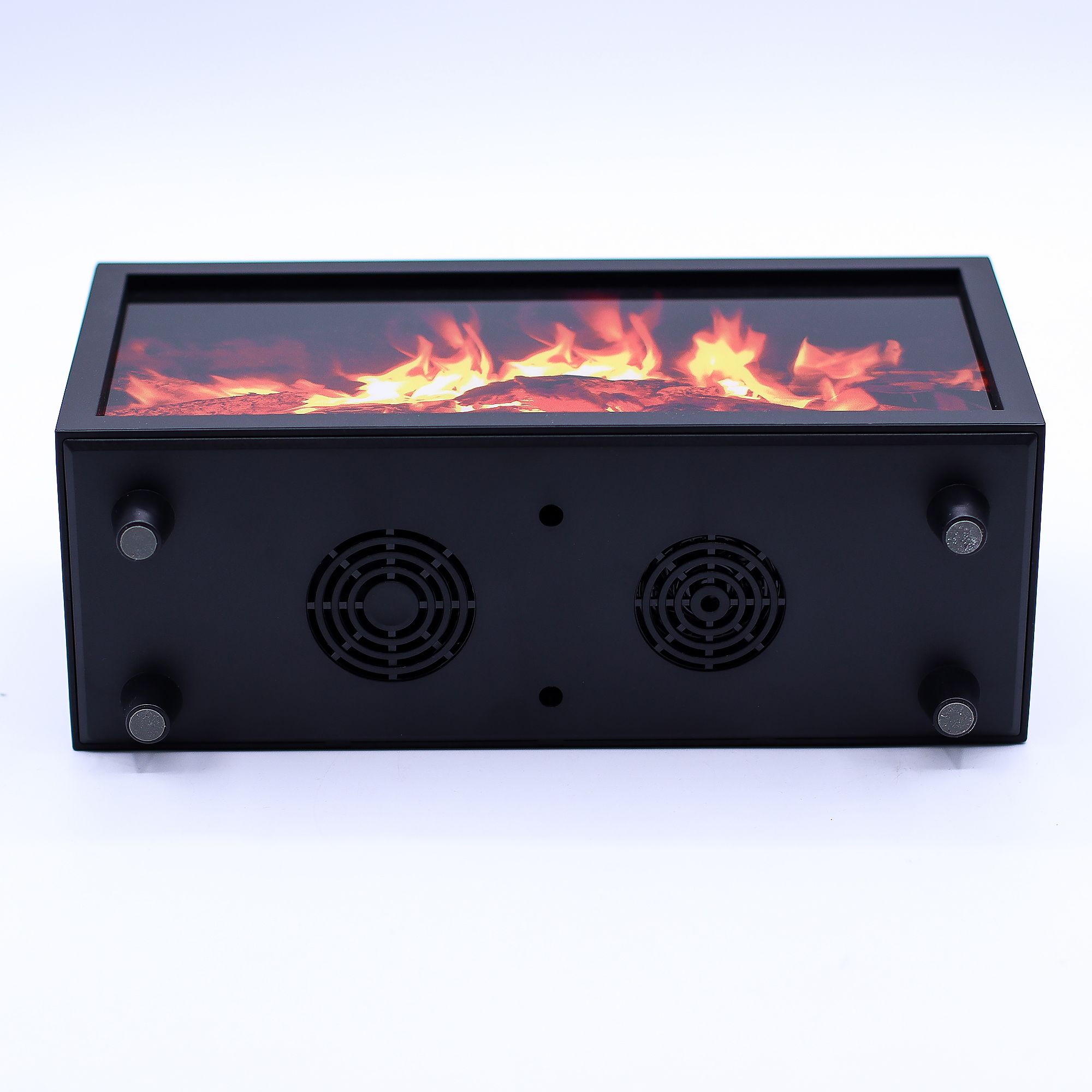 Flame Effect Aromadiffuser Med Birdsound – Black Usb – Farveskift - Billede 7