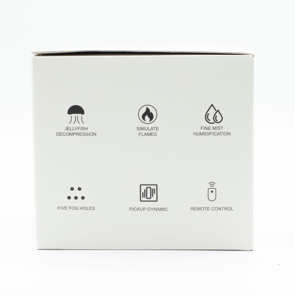 Jellyfish Puff Effect Aromadiffuser Med Farveskiftende LED
